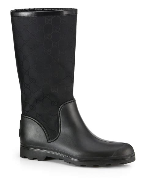 gucci rain boots short|gucci thigh high boots sale.